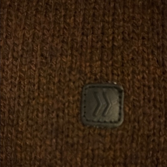 Brown Ribbed Scarf - Picture 2 of 5